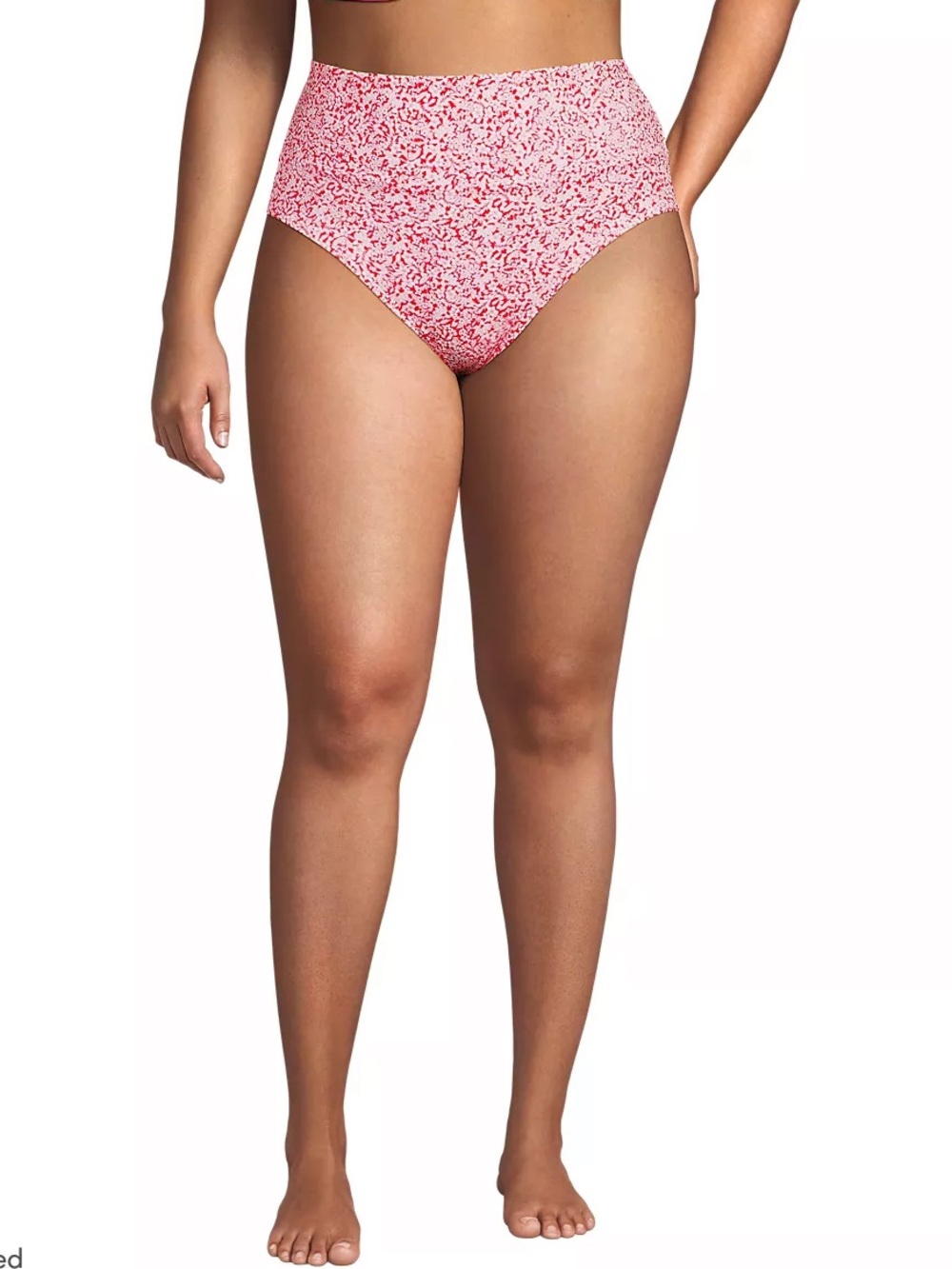 Land’s End Women's Tugless High Waisted Bikini Bottoms